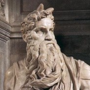 Why did Michelangelo sculpt Moses with horns?
